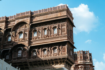 Obraz premium views of mehrangarg fort indoor, india