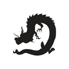 Dragon vector emoji illustration symbol