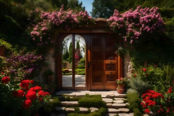 entrance to the garden