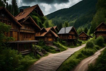 village in the mountains