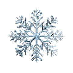 snowflake light isolated on white