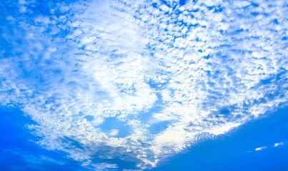 Fototapeta na wymiar The atmosphere of the sky is very beautiful.