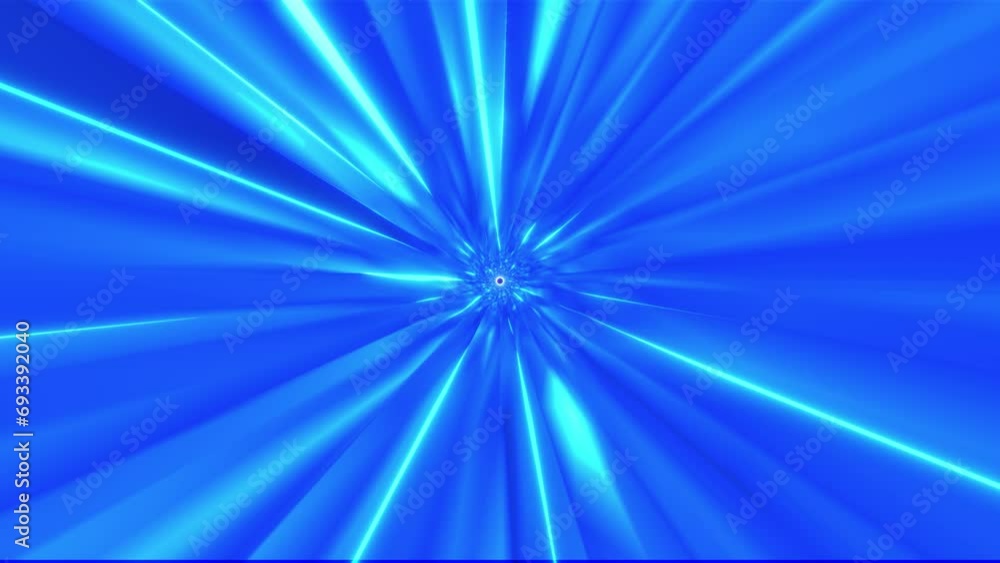 Poster animation of zoom speed lines. high speed flight lines, digital lights speed, glowing beams in motio