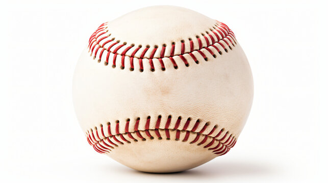 Baseball ball isolated on white background
