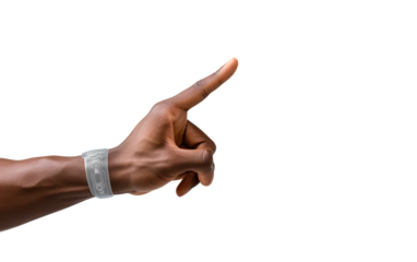 Sign Language Translation Wearables on a White or Clear Surface PNG Transparent Background