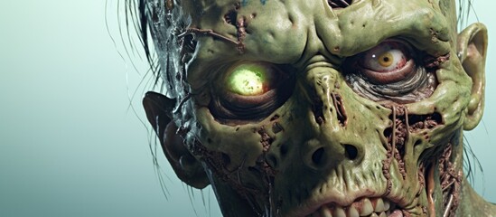 One-eyed male zombie that has mutated.