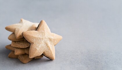 星の形のクッキー　コピースペース
