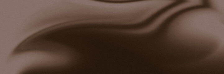 Brown color illustration with liquify effect. Noise, grain texture, color gradient