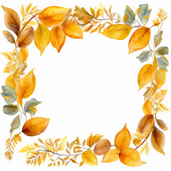 autumn leaves border