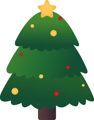 christmas tree illustration
