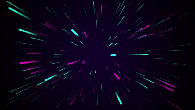 abstract lights, Warp speed abstract background, neon lights	