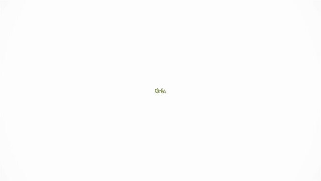 Video 3D Rendering Typography Graffiti Logo Symbol Name Word Olivia
