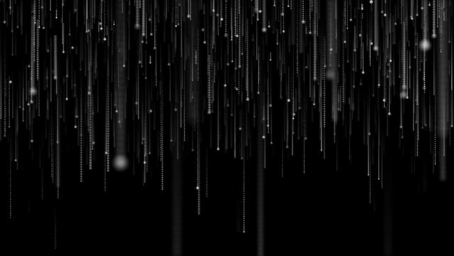 Abstract background animation with glittering shiny gold particles and shooting golden stars. This luxury shiny glamorous awards ceremony motion background animation 