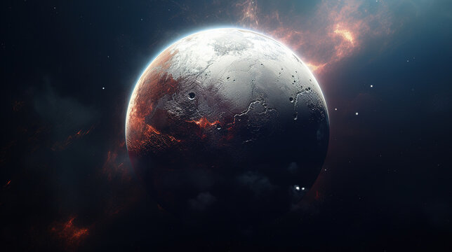 Pluto, dwarf planet Pluto, generative ai
