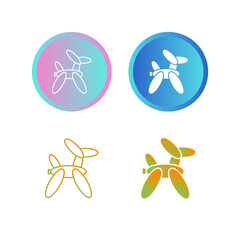 Balloon Dog Vector Icon