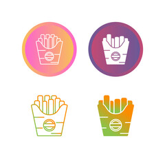 French Fries Vector Icon