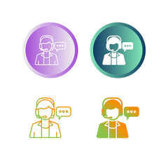 Customer Service Vector Icon