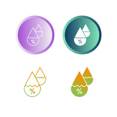 Humidity Vector Icon