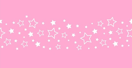 Striped pattern with a star. Pink texture Seamless stripes. for print, wrapping wallpaper. Abstract geometric background. bright pink simple design. art illustration. barbie style