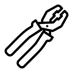 Pliers icon for repair tools