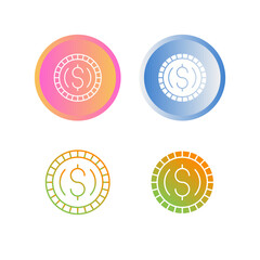 Coin Vector Icon