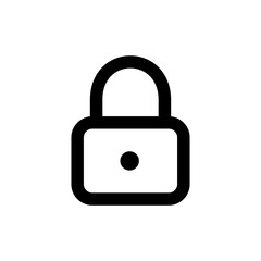 Locked security symbol icon