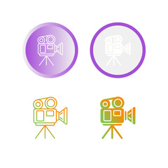 Video Camera Vector Icon