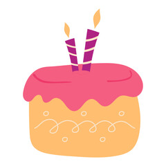 Birthday Cake Illustration