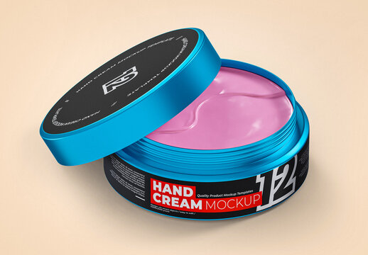 Hand Cream Packaging Mockup