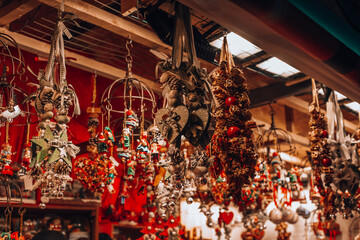 Milan, Italy 15.12.2023. Christmas Market in Piazza Duomo From December 1st, 2023 to January 6th, 2024. Mercatini di Natale in Milano