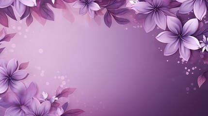 a purple flowers and leaves - Powered by Adobe