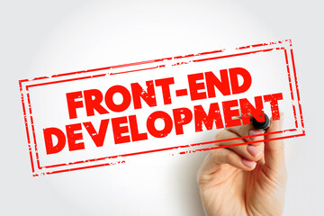 Front-end development is the development of the graphical user interface of a website, so that...