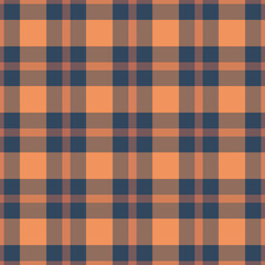 Plaid texture vector of seamless pattern fabric with a textile tartan background check.
