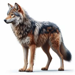 Deurstickers Wolf, 狼, Lobo, ذئب, Волк, Loup, オオカミ, भेड़िया. Canis lupus.  © Erick F. Lopez Felix