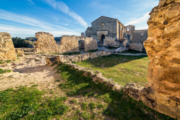 Ruins of St. Frutos ermitage in Segovia. Spain. Europe.