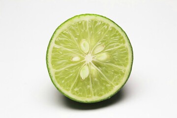 lime on a white background