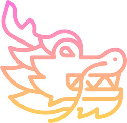 Dragon festival icon