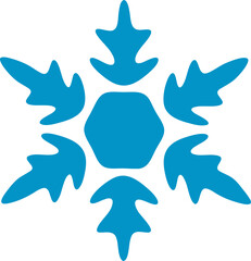 Snowflake icon vector illustration. Snow flake symbol design elements