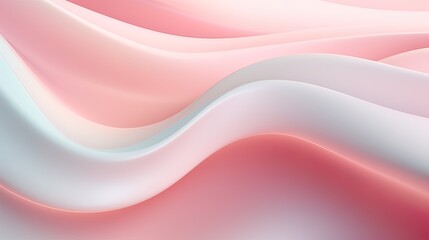Obraz na płótnie Canvas Abstract soft waves Beautiful Abstract 3D Background with Smooth Silky Shapes soft forms ..