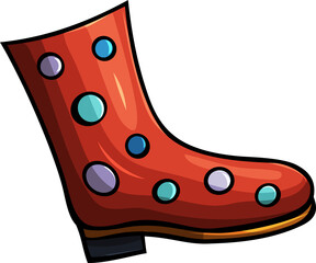 Cartoon Cute Shoes doodle icon