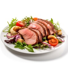 Roasted Meat w Salad
