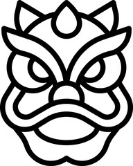 Lion dance icon
