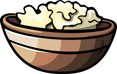 Rice cartoon funny illustration