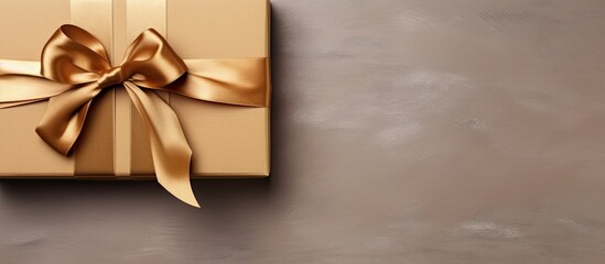 Brown paper packaging with a bow.