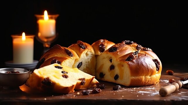 Pasca: Romanian Easter Bread with Sweet Cheese and Raisins
