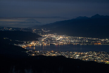 Fototapeta premium 秋の山岳風景