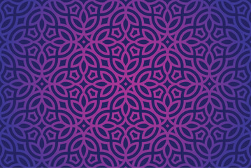 Seamless arabic pattern background. Arabian style Islamic ornamental Vector illustration