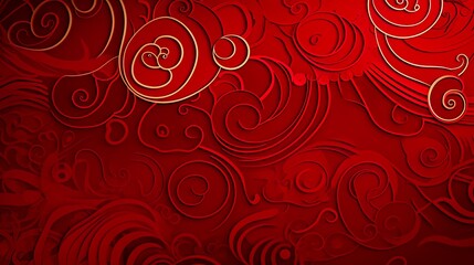 Chinese traditional Background design with abstract pattern in red Background Chinese red textured pattern