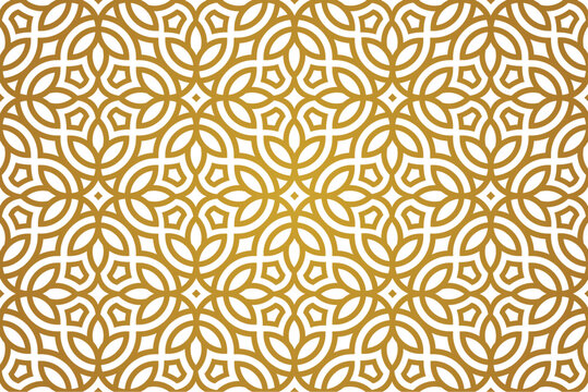 Seamless arabic pattern background. Arabian style Islamic ornamental Vector illustration
