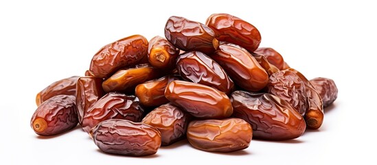 Dehydrated date palm fruits, a kind of food for Ramadan.